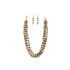 Multicolor Stone Haram Set With Matching Earrings