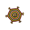 Handmade Woolen Tea Pay Cover Hexagon Crochet Table Mat