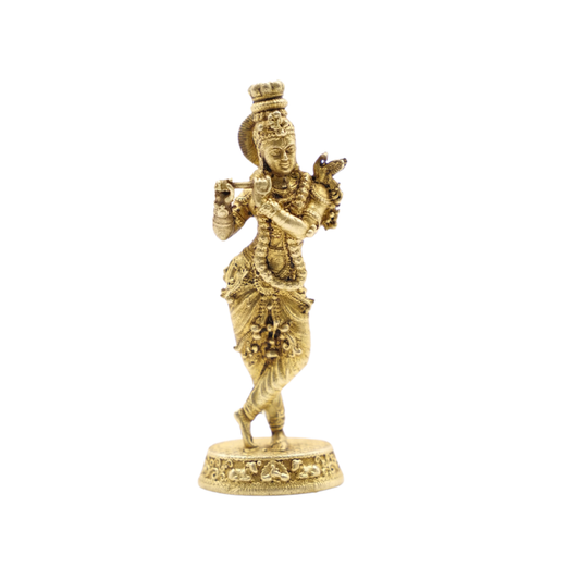 Handmade Sri Krishna Idol Elegant Spiritual Home Decor
