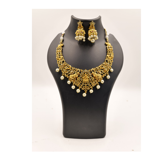 Temple Choker Necklace Set