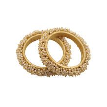 Pearl Beads Bangles Set | Ethnic Jewelry