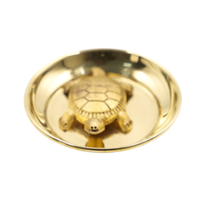 Turtle Decor Plate Artistic Tabletop Showpiece