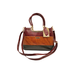 Women’s Multi-Tone Handle & Sling Bag 👜✨ Premium Leather Handbag