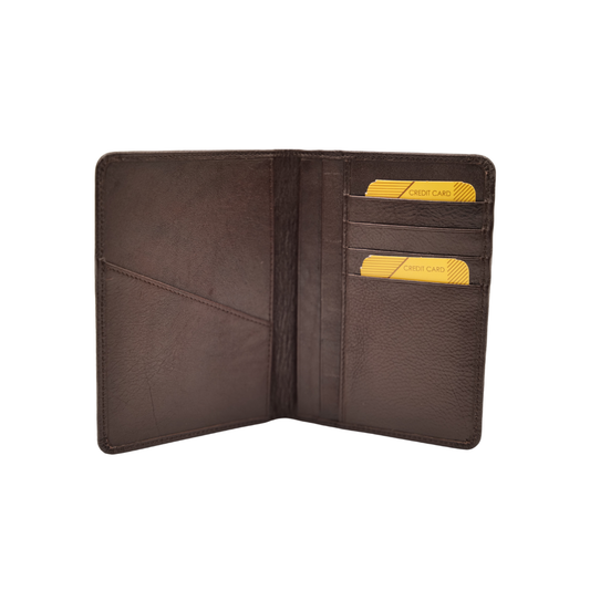 Premium Leather Passport Wallet Travel Organizer for Documents