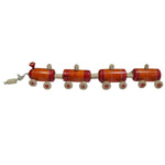 IndiaFx Handcrafted Etikoppaka Train Showpiece Toy