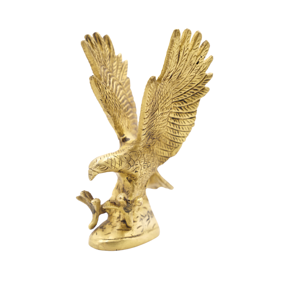 Brass Garuda Pakshi Statue Traditional Pembarthy Craft