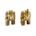 Elephant Figurine Set Traditional Decorative Showpieces