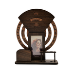 Lifetime Calendar with Photo Frame Handmade Desk Decor for Memories