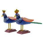 IndiaFx Handcrafted Kondapalli Peacock Set