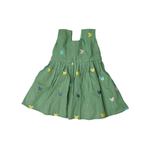 Khadi Cotton Handcrafted Kids Frock Embroidered Dress (1–9 Years)