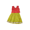 Tissue Patti Dyed Kids Frock Traditional Party Dress (1–9 Years)