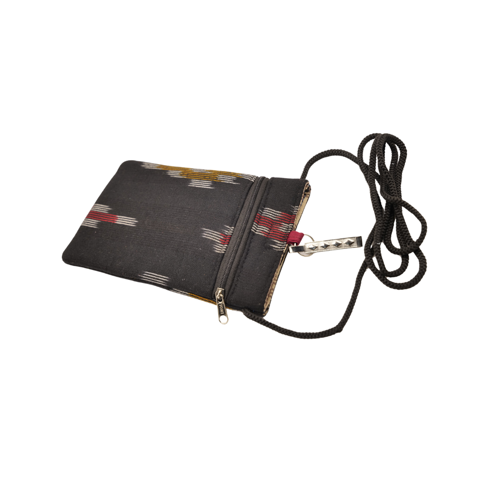 Handcrafted Ikat Phone Bag 📱🌿 Stylish Everyday Carry