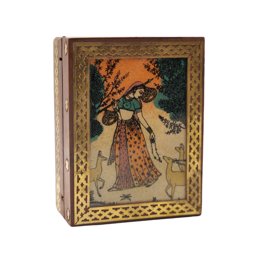 Handcrafted Wooden Jewelry Box Elegant Organizer for Accessories