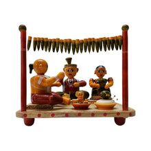 Indiafx Hand Crafted - Etikoppaka Toy - Beautiful Marriage Mandapam