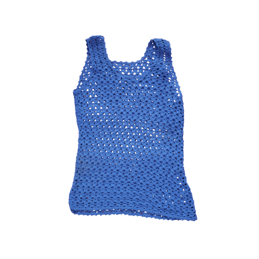Handmade Crochet Sleeveless Top Women's Summer Knit Tank
