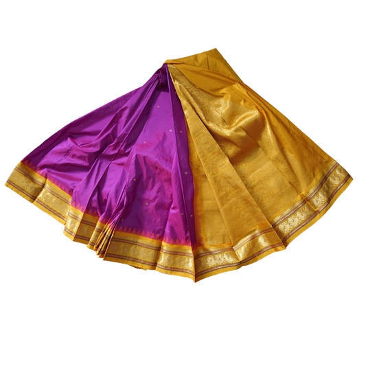 Pure Pattu Saree Rich Zari Pallu with Butta Design