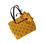 Latest hand block printed cotton fabric shopping bag with 3 combo set for bag