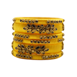 Traditional Yellow Bangles Set