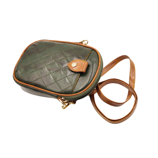 Quilted Sling Bag for Women Compact Stylish Crossbody Bag