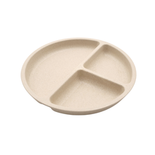 Wheatgrass Section Plate Minimal Eco Plate for Daily Dining