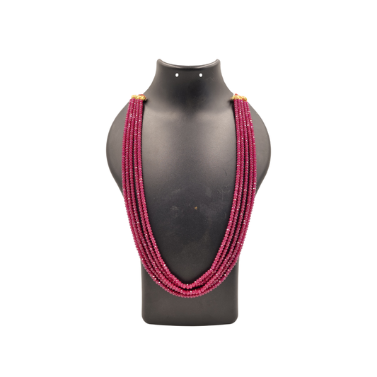Ruby Beads Necklace