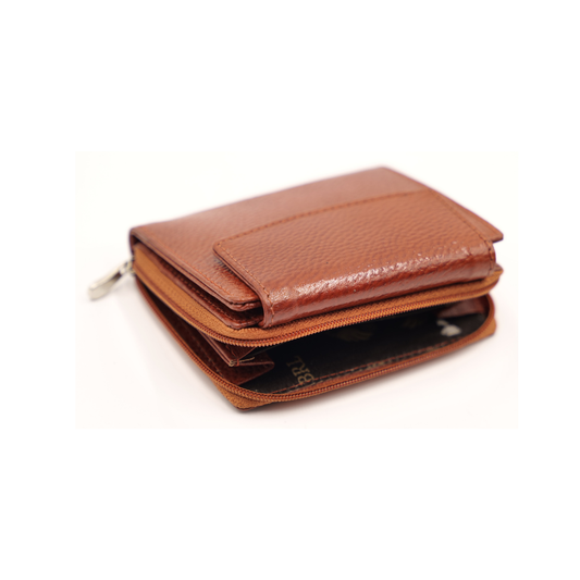 Compact Leather Card Wallet | Women's Card Holder Purse