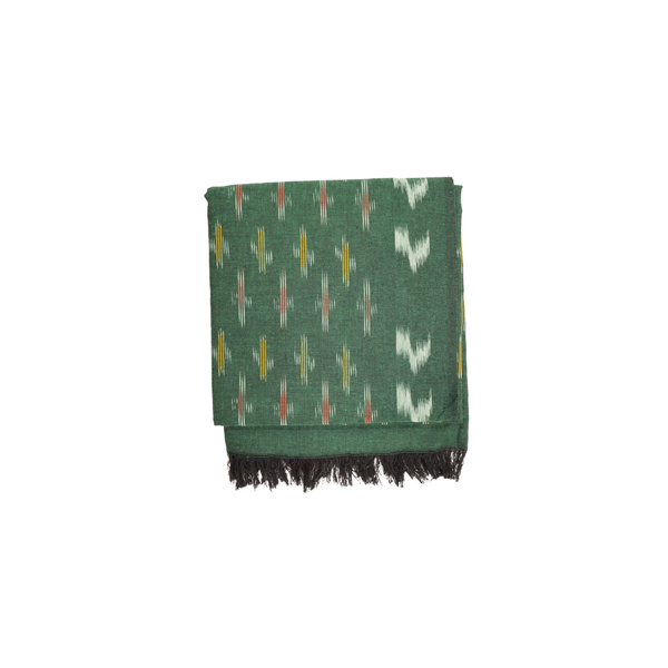 Handwoven Cotton Chunni 💚✨ Elegant Everyday Dupatta