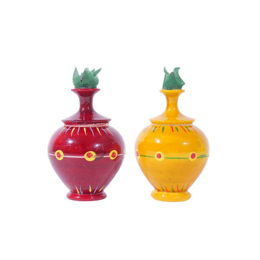 Traditional Etikoppaka Haldi Kumkum Box – 3 Inch Artisan Made