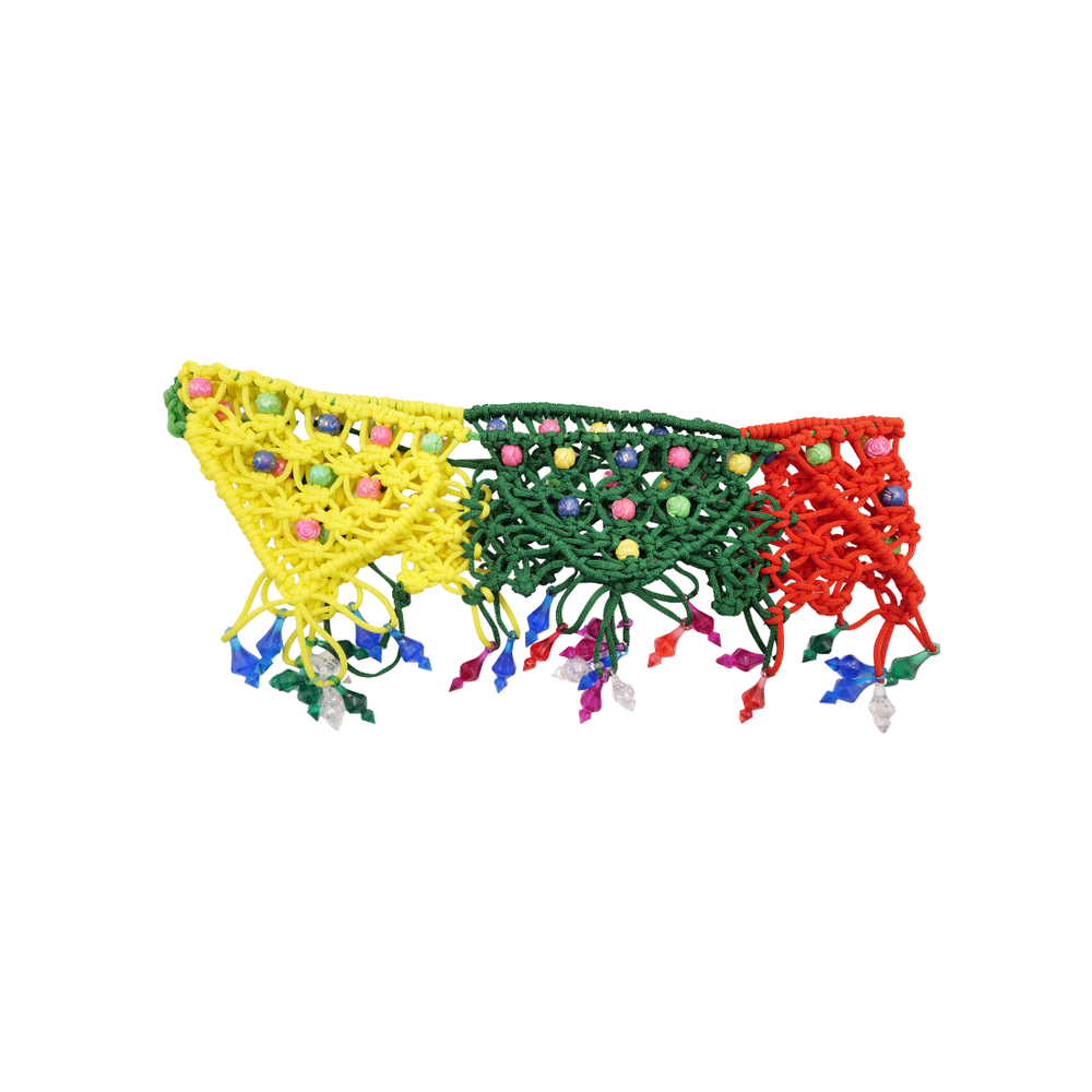 Handmade Thoranam Wire Colorful Crochet Door Hanging Deco