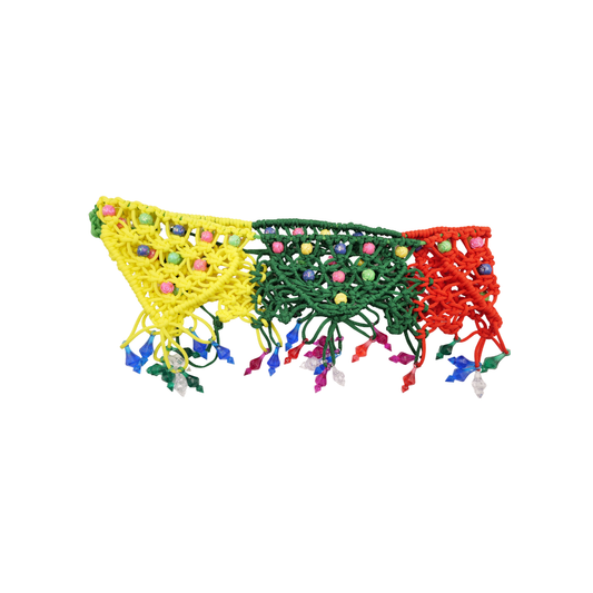Handmade Thoranam Wire Colorful Crochet Door Hanging Deco