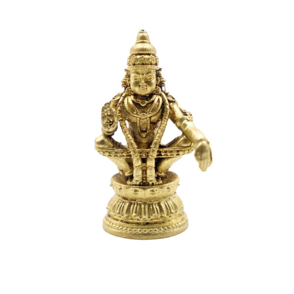 Mini Brass Ayyappa Swamy Idol