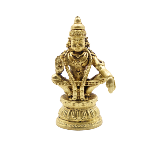 Mini Brass Ayyappa Swamy Idol