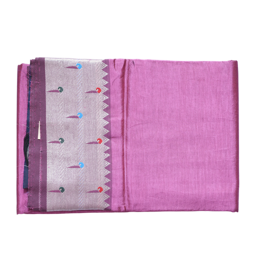 Mangalagiri Seco Saree Subtle Shine with Elegant Border Detailing