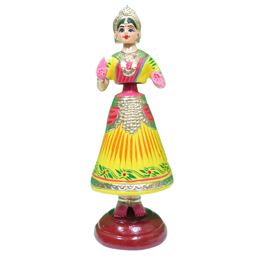 Kondapalli Dancing Doll Handcrafted Wooden Heritage Collectible Traditional