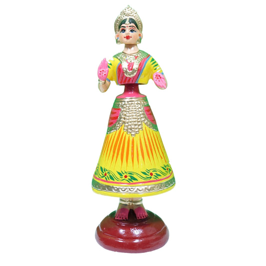 Kondapalli Dancing Doll Handcrafted Wooden Heritage Collectible Traditional