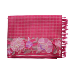 Mangalagiri Saree Floral Border Elegance for Festive Style