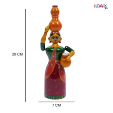 GI Certified Etikoppaka Rajasthan Lady Standing Handcrafted