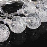 LED String Lights Window Curtain Lights with 25 LED Decorative Lighting Bubbles