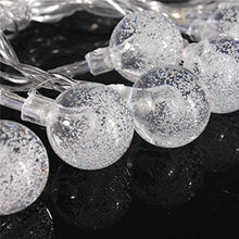 LED String Lights Window Curtain Lights with 25 LED Decorative Lighting Bubbles