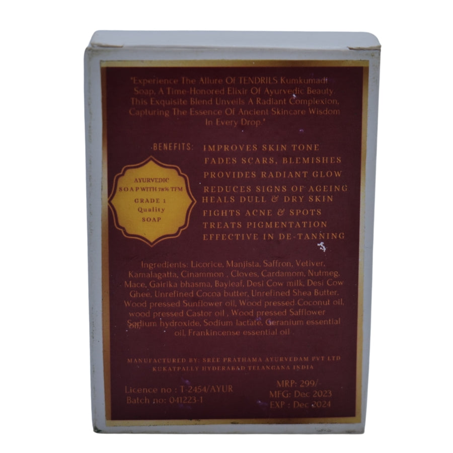 Glow Naturally with Kumkumadi Handmade Soap
