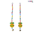 Handcrafted Decorative Kondapalli Door Thoranam | Set of 2 | IndiaFx