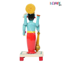 Divine Vibes Only! Handcrafted Etikoppaka Lord Vishnu Idol
