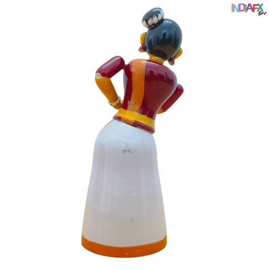 Kerala Natya Queen| Handcrafted Etikoppaka Showpiece
