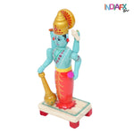 Divine Vibes Only! Handcrafted Etikoppaka Lord Vishnu Idol