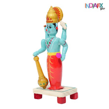 Divine Vibes Only! Handcrafted Etikoppaka Lord Vishnu Idol