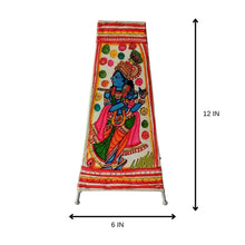 Handmade Goat Leather Lamp | Hand-Painted Beauty | 12 Inch