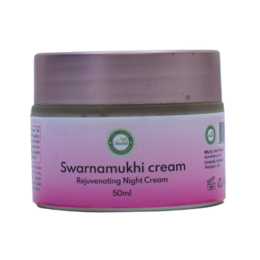 🪷 Glow While You Sleep: Swarnamukhi Night Cream 🌟 50ml