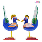 IndiaFx Handcrafted Kondapalli Pecock Set