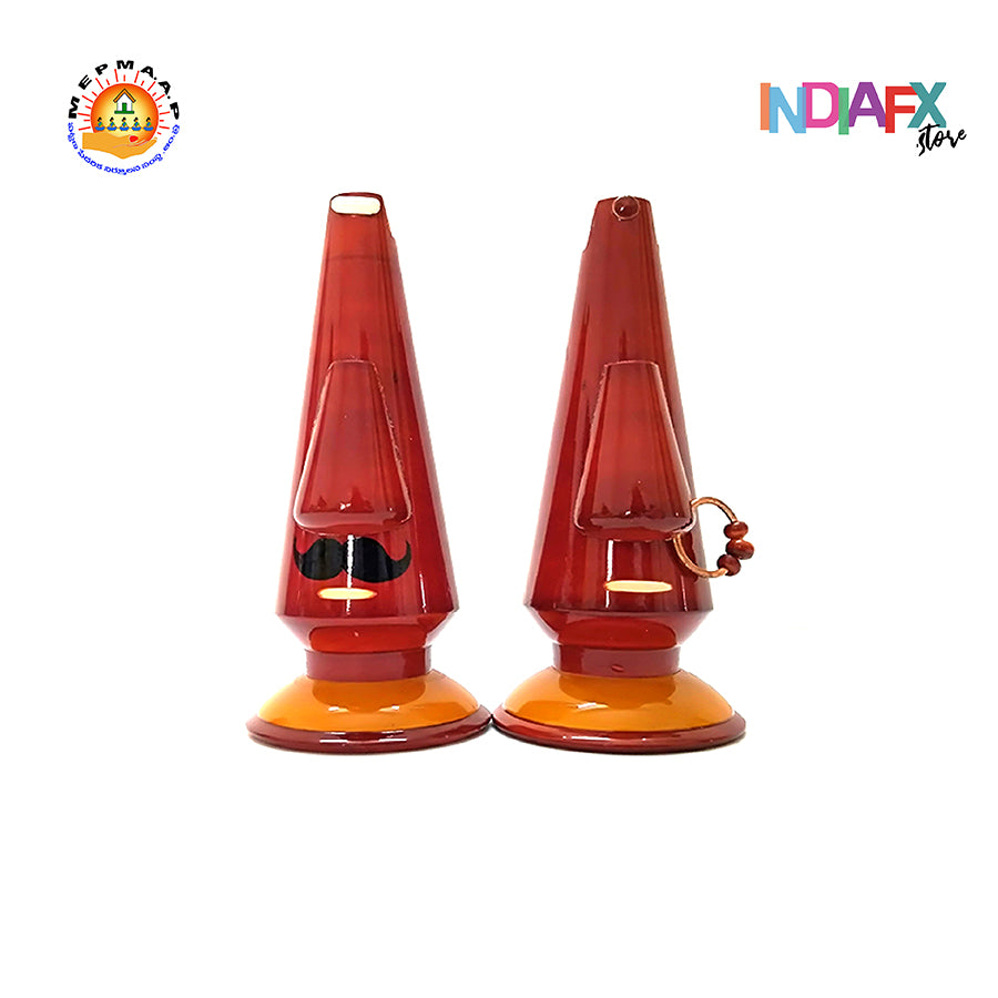 Wood Nose Shaped Spectacle Specs Eyeglass Holder Stand