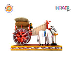 Handcrafted Kondapalli Bullock Cart  400-Year Heritage Wooden Art
